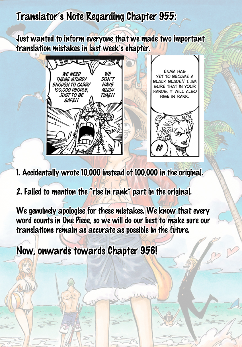 One Piece Chapter 956 1